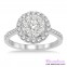 Diamond Engagement Ring LM-1113-WG 1/2 Carat