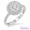 Diamond Engagement Ring LM-1114-WG 3/4 Carat