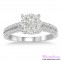Diamond Engagement Ring LM-1116-WG 3/4 Carat