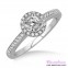 Diamond Engagement Ring LM-1132-WG 1/2 Carat