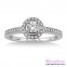 Diamond Engagement Ring LM-1132-WG 1/2 Carat