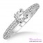 Diamond Engagement Ring LM-1133-WG 1/2 Carat