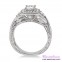 Diamond Engagement Ring LM-1134-WG 7/8 Carat