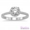 Diamond Engagement Ring LM-1139-WG 1/2 Carat