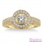 Diamond Engagement Ring LM-1140-YG 5/8 Carat
