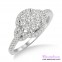 Diamond Engagement Ring LM-1100-WG 5/8 Carat