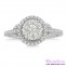 Diamond Engagement Ring LM-1100-WG 5/8 Carat