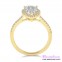 Diamond Engagement Ring  LM-1101-YG 1/2 Carat