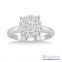 Diamond Engagement Ring LM-1104-WG 1/2 Carat