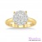Diamond Engagement Ring LM-1104-YG 1/2 Carat
