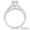 Diamond Engagement Ring LM-1105-WG 1/2 Carat