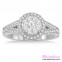 Diamond Engagement Ring LM-1109-WG 5/8 Carat