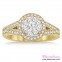 Diamond Engagement Ring LM-1109-YG 5/8 Carat