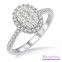 Diamond Engagement Ring LM-1110-WG 3/4 Carat