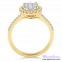 Diamond Engagement Ring LM-1110-YG 3/4 Carat