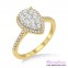 Diamond Engagement Ring LM-1111-YG 3/4 Carat