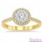 Diamond Engagement Ring LM-1113-YG 1/2 Carat