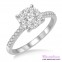 Diamond Engagement Ring LM-1115-WG 3/4 Carat