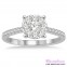 Diamond Engagement Ring LM-1115-WG 3/4 Carat