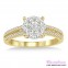 Diamond Engagement Ring LM-1116-YG 3/4 Carat