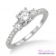Diamond Engagement Ring LM-1117-WG 3/4 Carat