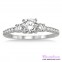 Diamond Engagement Ring LM-1117-WG 3/4 Carat