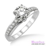 Diamond Engagement Ring LM-1118-WG 5/8 Carat