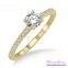 Diamond Engagement Ring LM-1119-YG 1/2 Carat