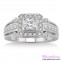 Diamond Engagement Ring LM-1125-WG 3/4 Carat