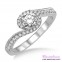 Diamond Engagement Ring LM-1126-WG 1/2 Carat