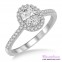 Diamond Engagement Ring LM-1127-WG 5/8 Carat
