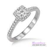 Diamond Engagement Ring LM-1129-WG 1/2 Carat