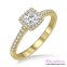 Diamond Engagement Ring LM-1129-YG 1/2 Carat