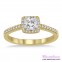 Diamond Engagement Ring LM-1129-YG 1/2 Carat