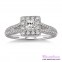 Diamond Engagement Ring LM-1130-WG 7/8 Carat