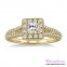 Diamond Engagement Ring LM-1130-YG 7/8 Carat