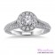 Diamond Engagement Ring LM-1131-WG 7/8 Carat