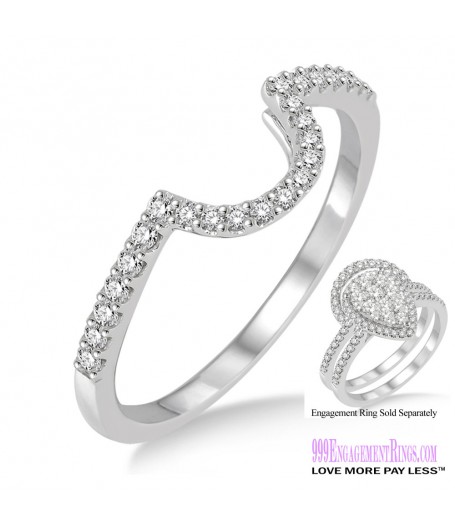 Diamond Wedding Band LM1101WG-WB 1/5 Carat