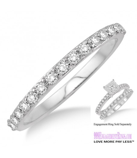 Diamond Wedding Band LM1105WG-WB 1/3 Carat