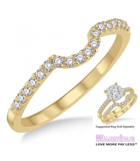 Diamond Wedding Band LM1107YG-WB 1/5 Carat