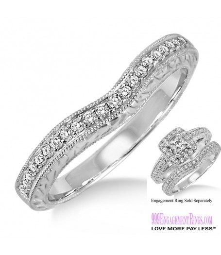 Diamond Wedding Band LM1122WG-WB 1/5 Carat