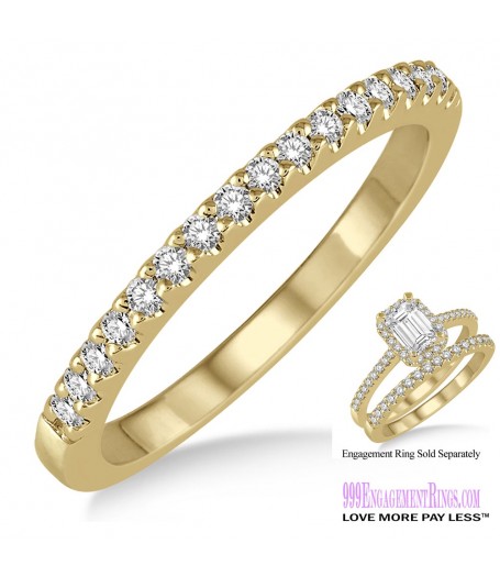 Diamond Wedding Band LM1123YG-WB 1/6 Carat