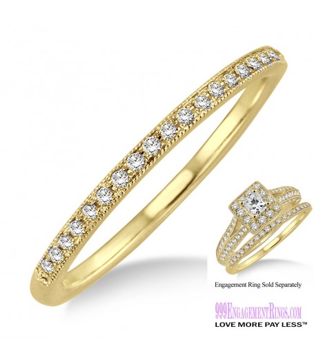 Diamond Wedding Band LM1130YG-WB 1/10 Carat