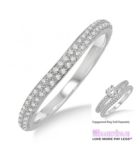 Diamond Wedding Band LM1133WG-WB 1/3 Carat