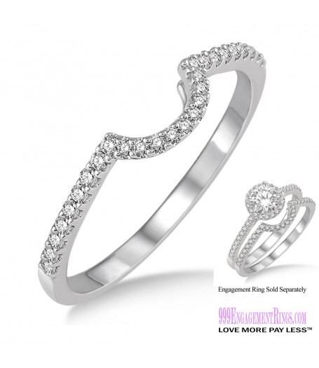 Diamond Wedding Band LM1139WG-WB 1/6 Carat