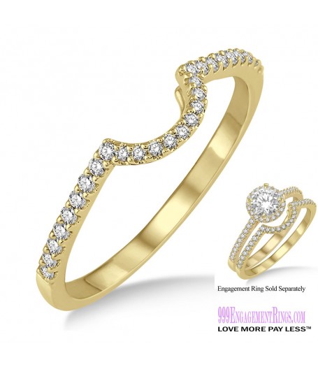 Diamond Wedding Band LM1139YG-WB 1/6 Carat